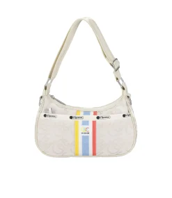 Aec Striped Shoulder Bag-LeSportsac New